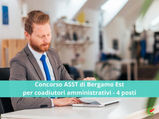 Concorso Asst Di Bergamo Est Per Coadiutori Posti