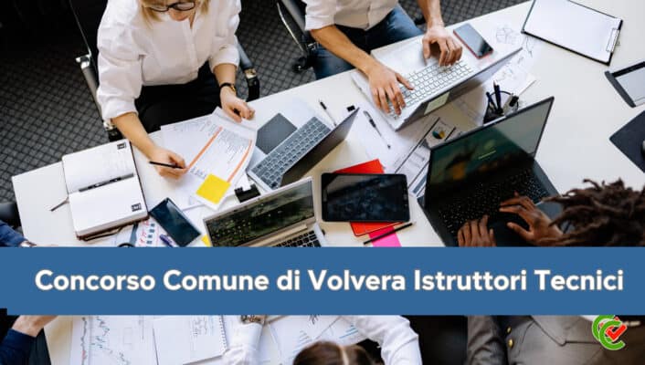 Concorso Comune Di Volvera Istruttori Tecnici Posti