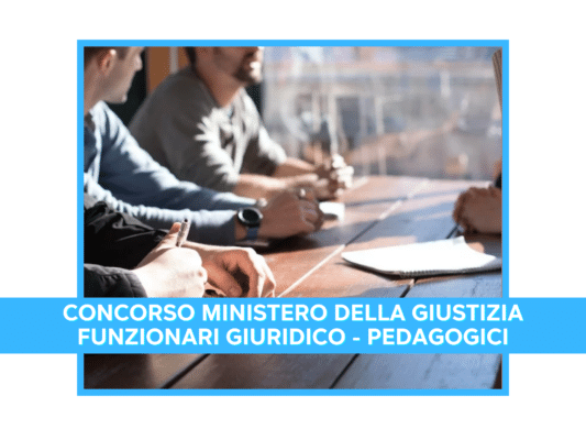 Concorsi Ministero Della Giustizia Tutti I Bandi Di Concorso