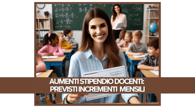 Aumenti Stipendio Docenti