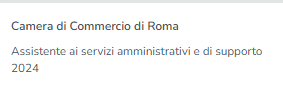 Banca dati di esercitazione non ufficiale Camera di Commercio di Roma Assistente ai servizi amministrativi e di supporto