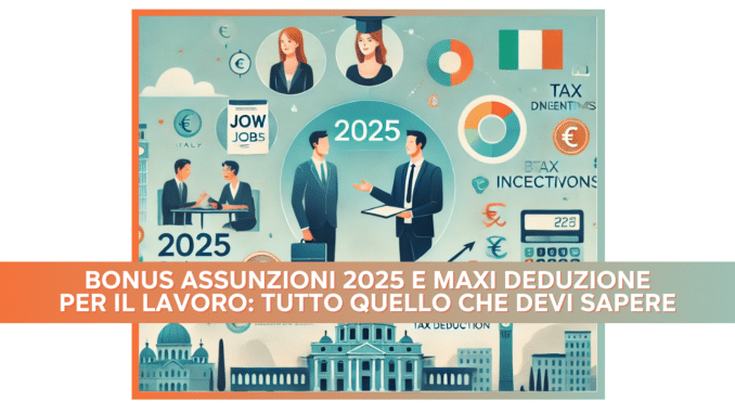 Bonus Assunzioni 2025 e Maxi Deduzione per il Lavoro: Tutto quello che devi sapere