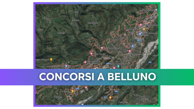 Concorsi Belluno 2025 non scaduti – Tutti i bandi nella provincia