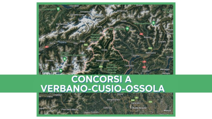 Concorsi Verbano-Cusio-Ossola 2025 non scaduti – Tutti i bandi nella provincia