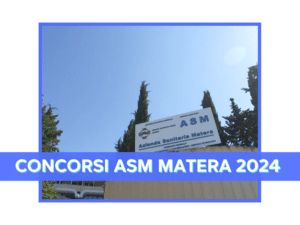 CONCORSI ASM MATERA 2024