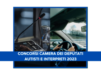 CONCORSI CAMERA DEI DEPUTATI AUTISTI E INTERPRETI 2023