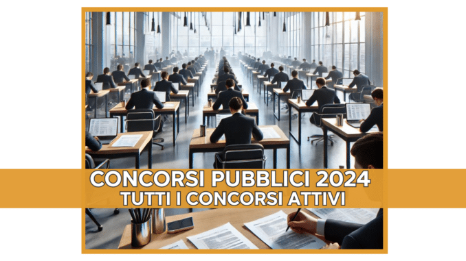 CONCORSI PUBBLICI ATTIVI 