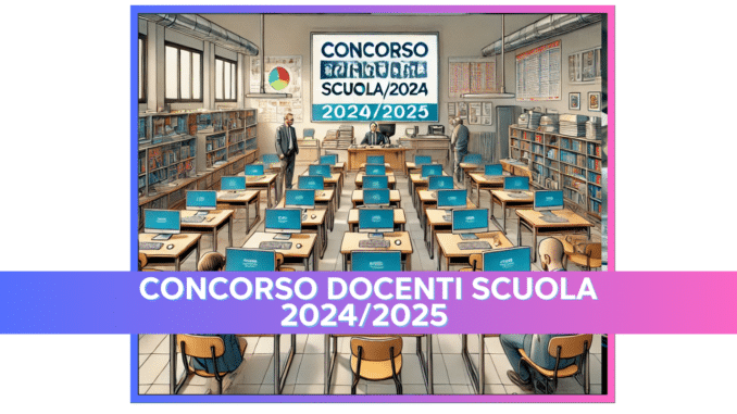 Concorso Docenti Scuola 2024/2025 - Censimento e collaudo aule per lo svolgimento delle prove