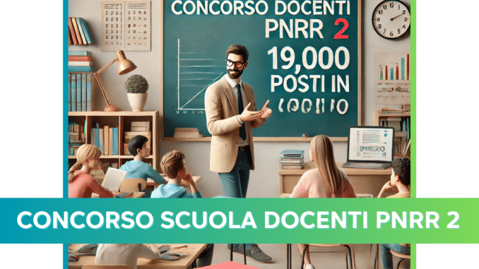 CONCORSO SCUOLA DOCENTI PNRR 2