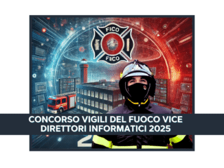 CONCORSO VIGILI DEL FUOCO VICE DIRETTORI INFORMATICI 2025