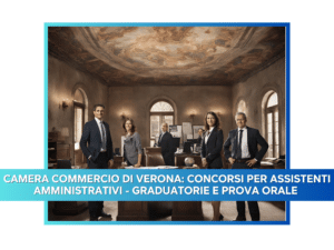 Camera Commercio di Verona concorsi per Assistenti amministrativi - Graduatorie e Prova Orale