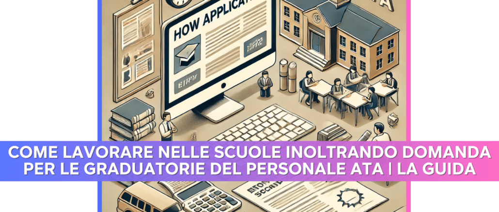 Come lavorare nelle scuole inoltrando domanda per le graduatorie del Personale ATA | La guida