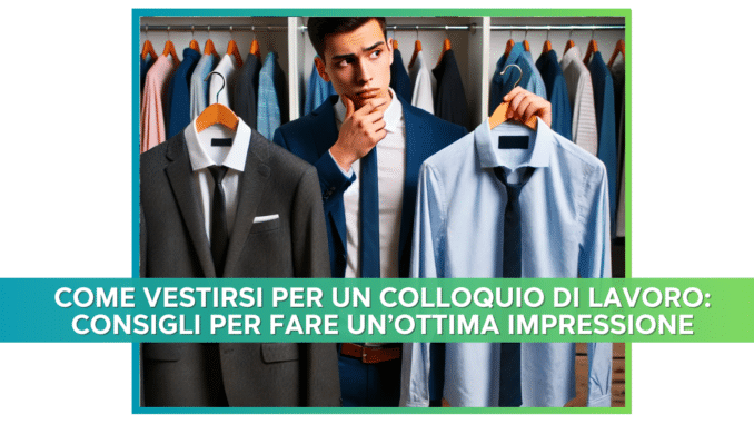 Come vestirsi per un colloquio di lavoro: consigli per fare un'ottima impressione