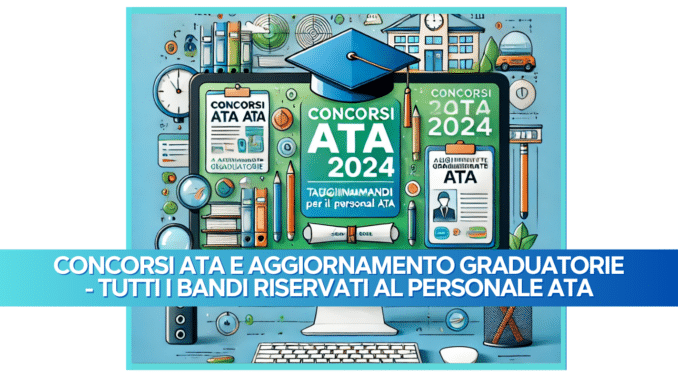 Concorsi ATA e Graduatorie 2024 - Tutti i bandi per il Personale ATA