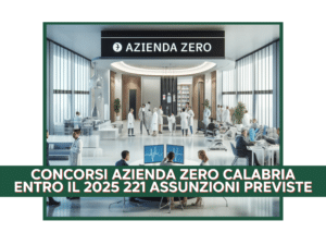 Concorsi Azienda Zero Calabria