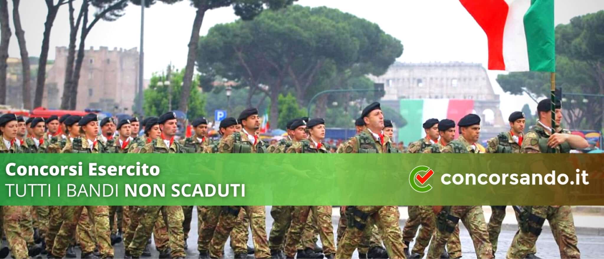 Concorsi Esercito 2021 non scaduti Concorsando.it