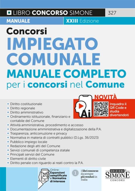 Manuale Concorso Impiegato Comunale – Manuale completo per i concorsi nel Comune