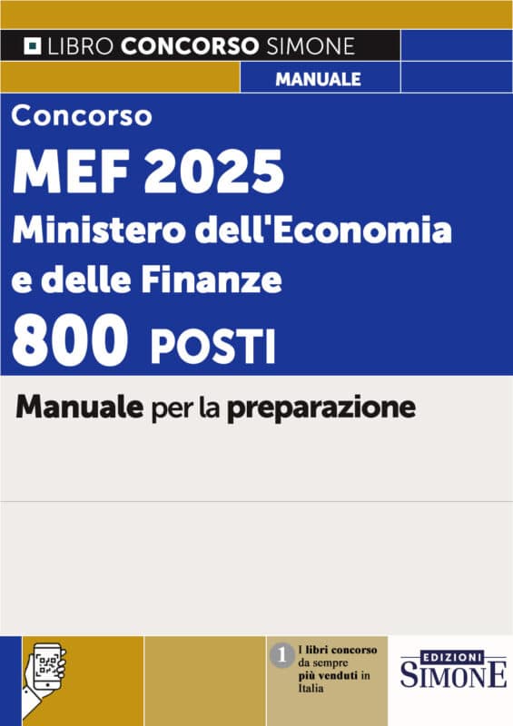 Concorsi MEF 2025 per 800 posti