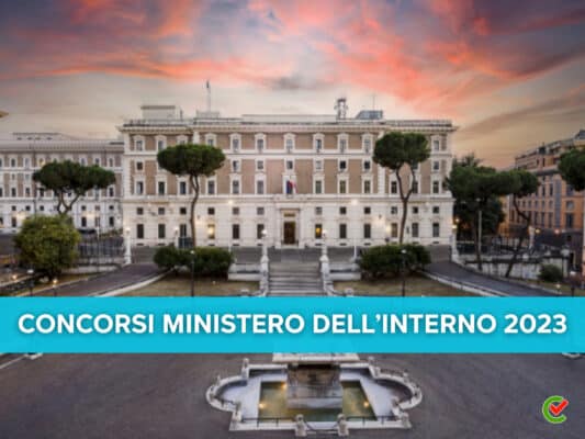 Concorsi Ministero dell'Interno 2023 – Bandi e guide