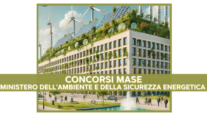 Concorsi Ministero dell'Ambiente e della Sicurezza energetica  – Tutti i bandi