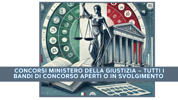 Concorsi Ministero della Giustizia – Tutti i bandi di concorso aperti o in svolgimento 