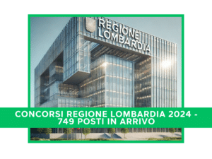 Concorsi Regione Lombardia 2024