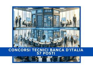 Concorsi Tecnici Banca d'Italia 57 posti - Graduatorie dei vincitori online