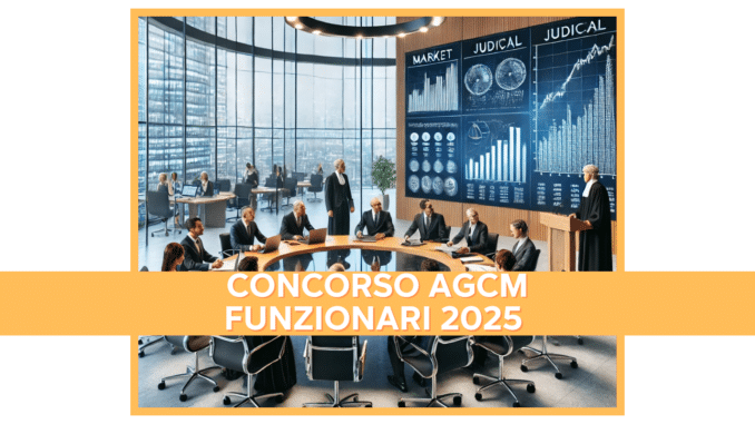 Concorso AGCM Funzionari 2025 - 12 posti per laureati