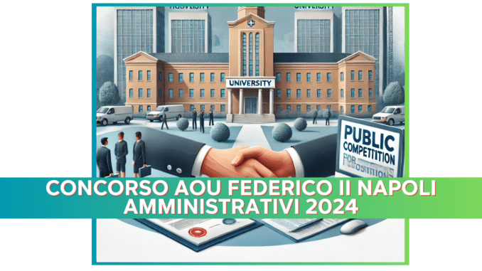 Concorso AOU Federico II Napoli Amministrativi 2024 - 13 posti messi a bando per diplomati e laureati