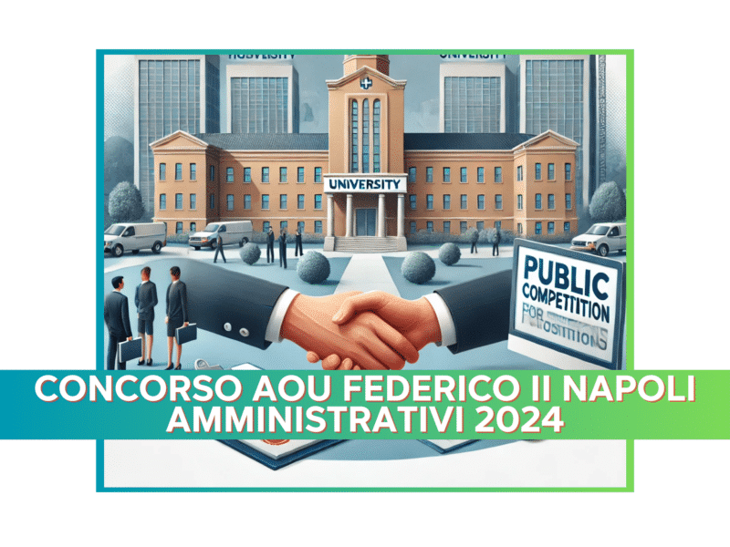 Concorso AOU Federico II Napoli Amministrativi 2024