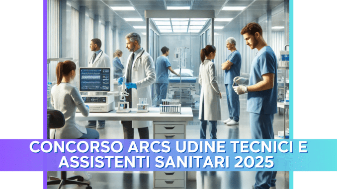 Concorso ARCS Udine Tecnici e Assistenti Sanitari 2025 - 89 posti per laureati