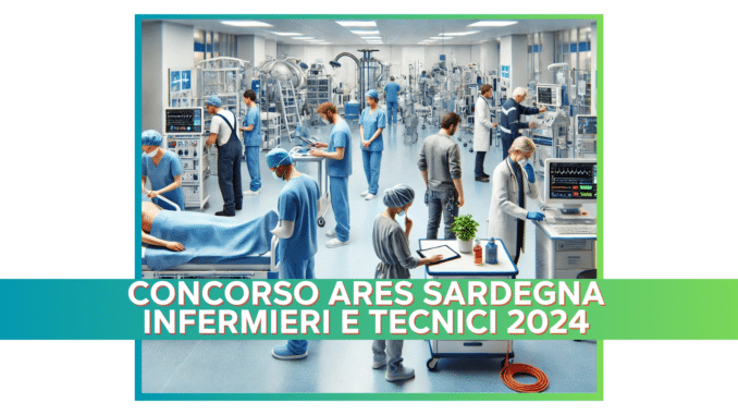 Concorso ARES Sardegna Infermieri e Tecnici 2024 - 69 posti a tempo indeterminato