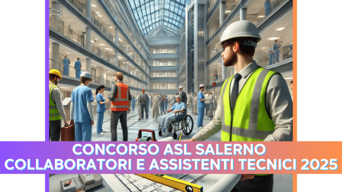 Concorso ASL Salerno Collaboratori e Assistenti Tecnici 2025 - 20 posti a tempo indeterminato