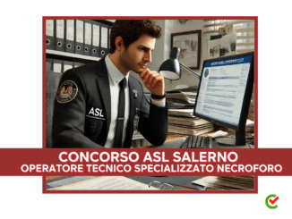 Concorso ASL Salerno Operatore Tecnico Necroforo 2024