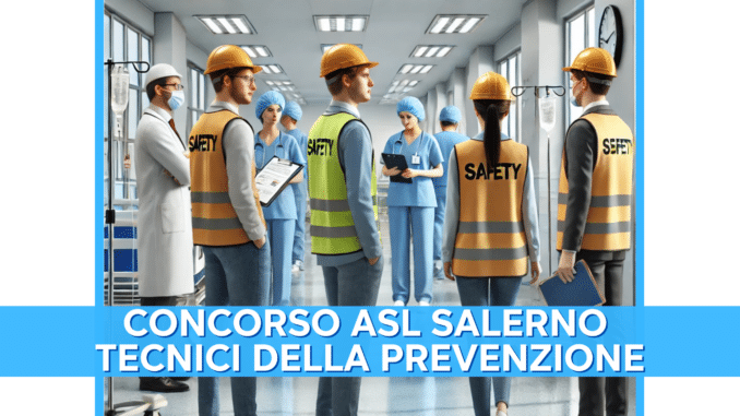 Concorso ASL Salerno Tecnici della prevenzione 2025 - 20 posti per laureati