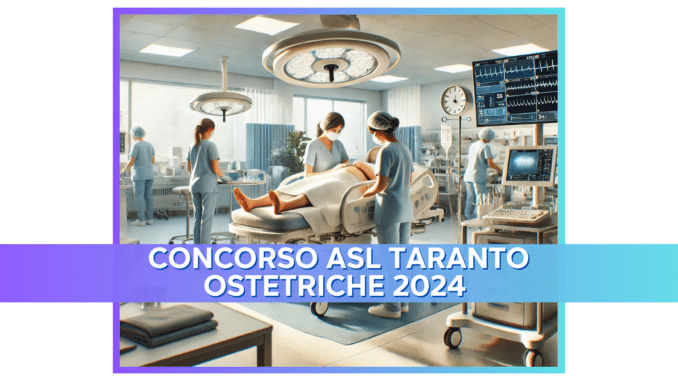 Concorso ASL Taranto Ostetriche 2024 – 16 posti per laureati