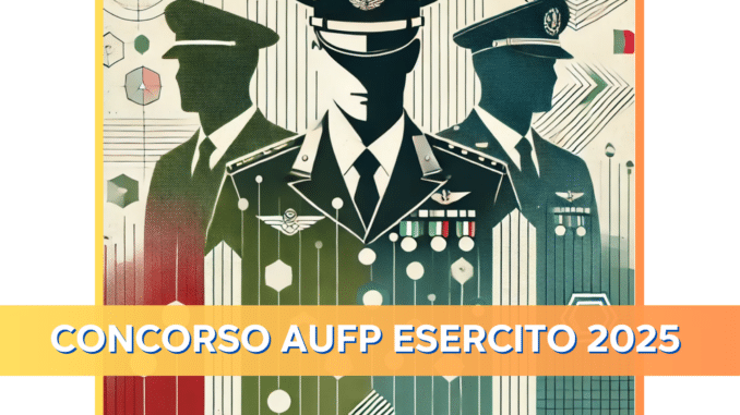 Concorso AUFP Esercito 2025