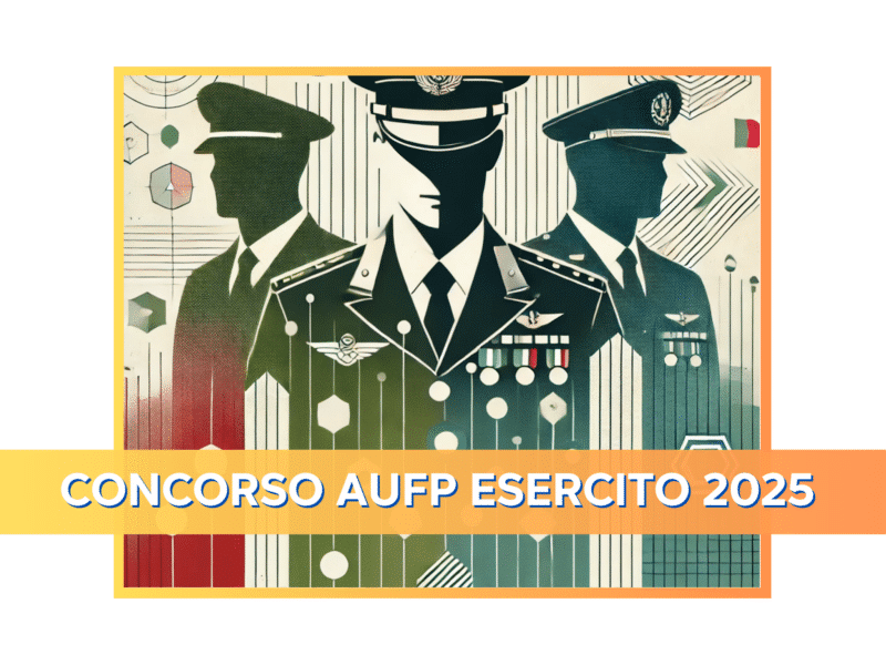 Concorso AUFP Esercito 2025