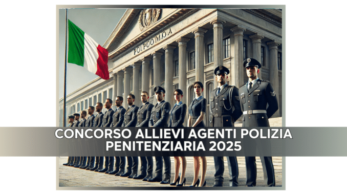 Concorso Allievi Agenti Polizia Penitenziaria 2025 - 3246 posti