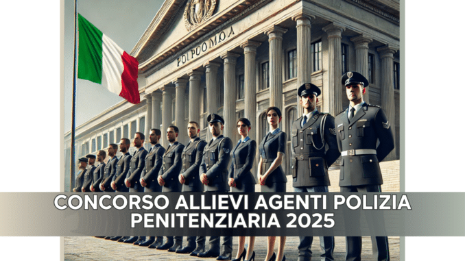 Concorso Allievi Agenti Polizia Penitenziaria 2025 - 3246 posti