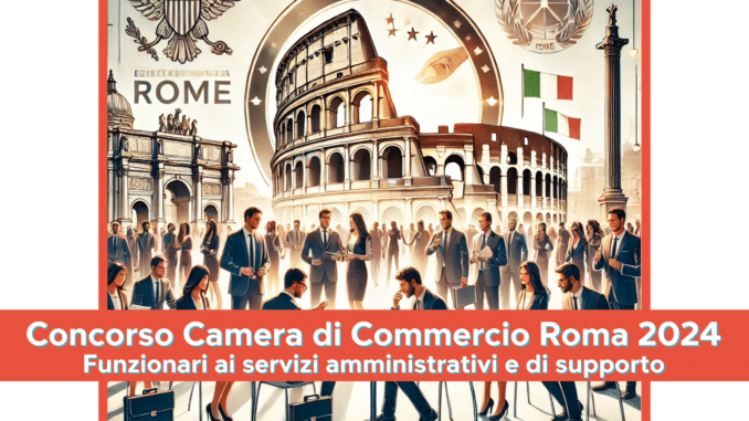 Concorso Camera di Commercio Roma Funzionari 2024