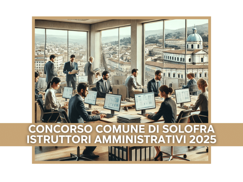 Concorso Comune Solofra Istruttori Amministrativi 2025