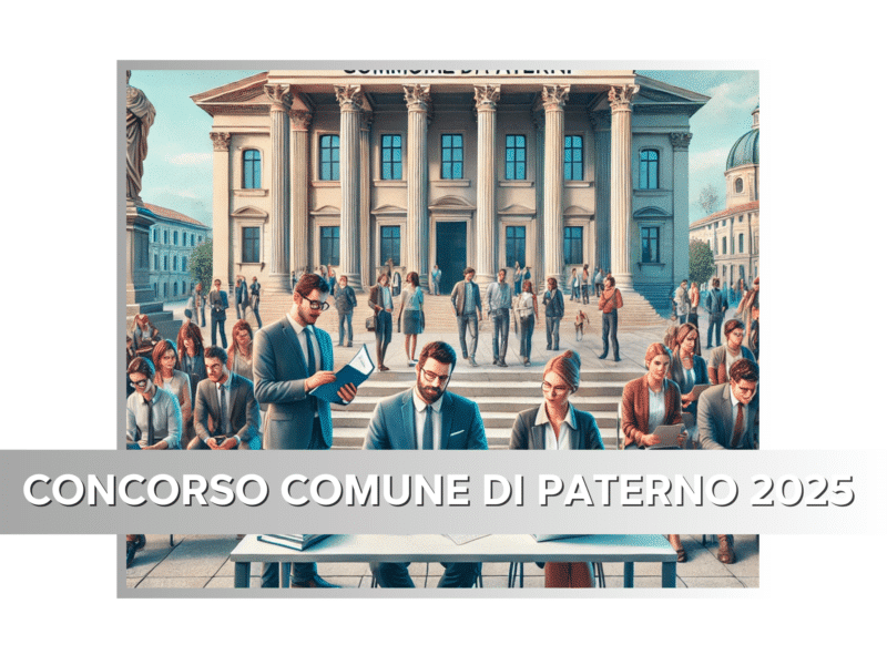 Concorso Comune di Paterno 2025