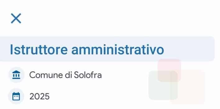 Concorso Comune di Solofra Istruttori Amministrativi 2025 - banca dati di esercitazione