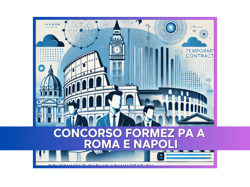 Concorso Formez PA a Roma e Napoli