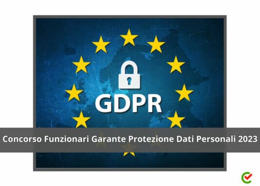 Concorso Funzionari Garante Privacy 2023