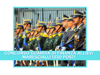 Concorso Guardia di Finanza Allievi Marescialli 1330 posti