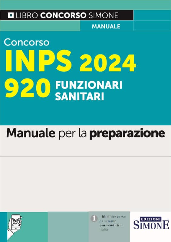 Manuale Concorso INPS 2024 Funzionari sanitari – Per la Preparazione