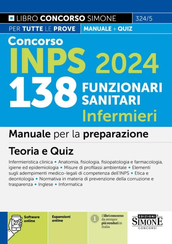 Manuale Concorso INPS 138 Funzionari Sanitari – Infermieri