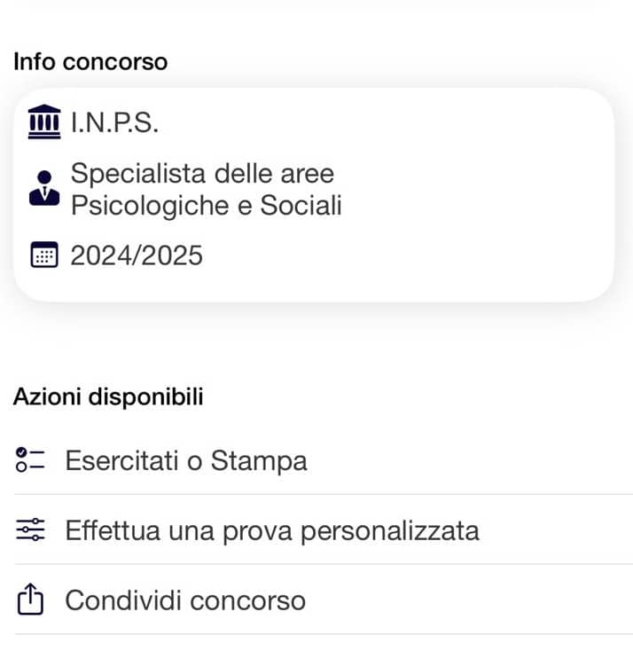 Concorso INPS Specialisti Aree Psicologiche e Socia: banca dati 2025